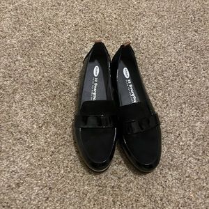 New Dr Scholls black loafers. Size 10